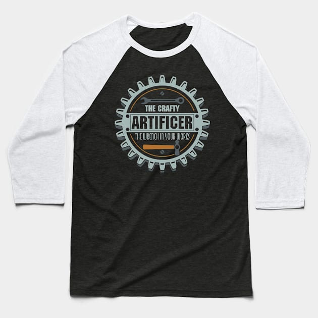 Dungeons & Dragons Artificer Class Baseball T-Shirt by Natural 20 Shirts